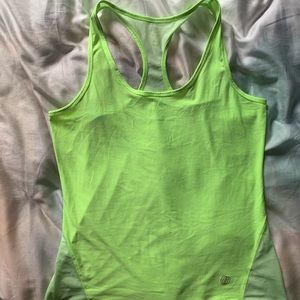 Neon workout top